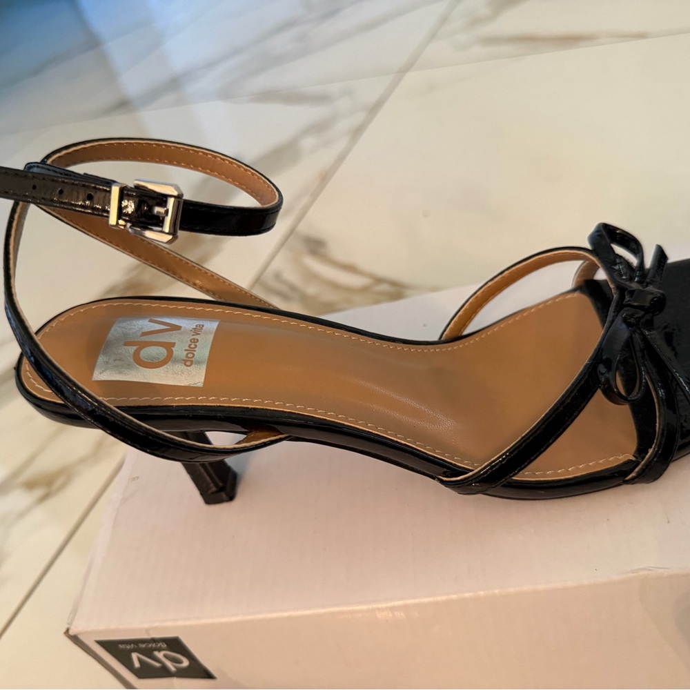 Dolce Vita Black Strappy Heels